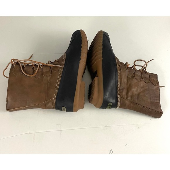 Esprit Willow Duck Boots Sz 6 Women's Brown Black Ankle - Picture 11 of 15